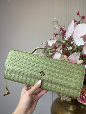 roxanne print bag olive green