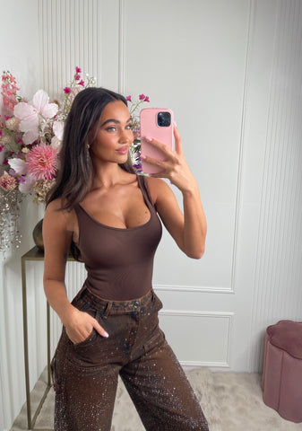 rosella stretch body brown