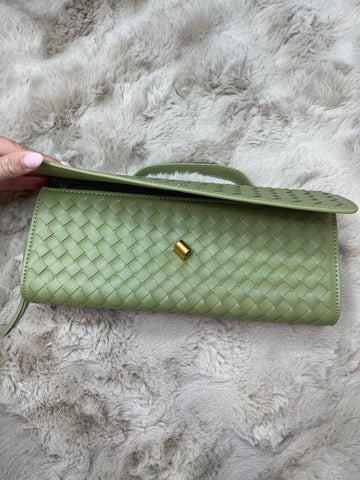 roxanne print bag olive green