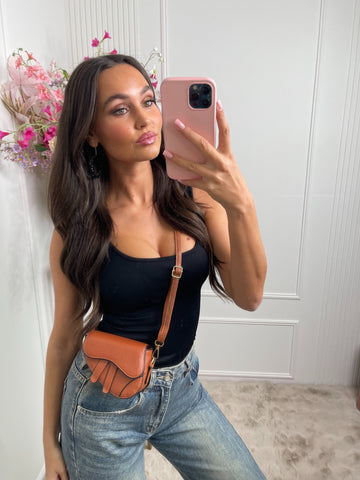 saddle mini bag brown