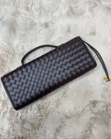 roxanne print bag chocolate brown