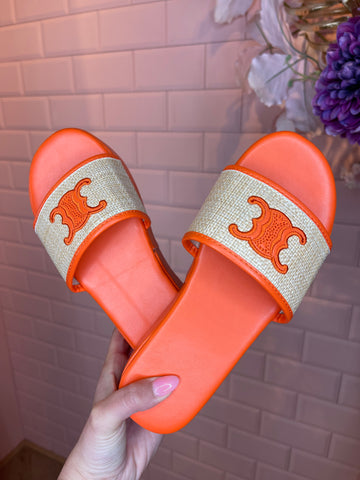 sella sandal orange